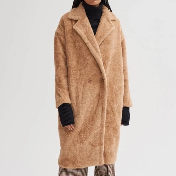 Noize Estelle Faux Fur Long Coat - Picture 1 of 6